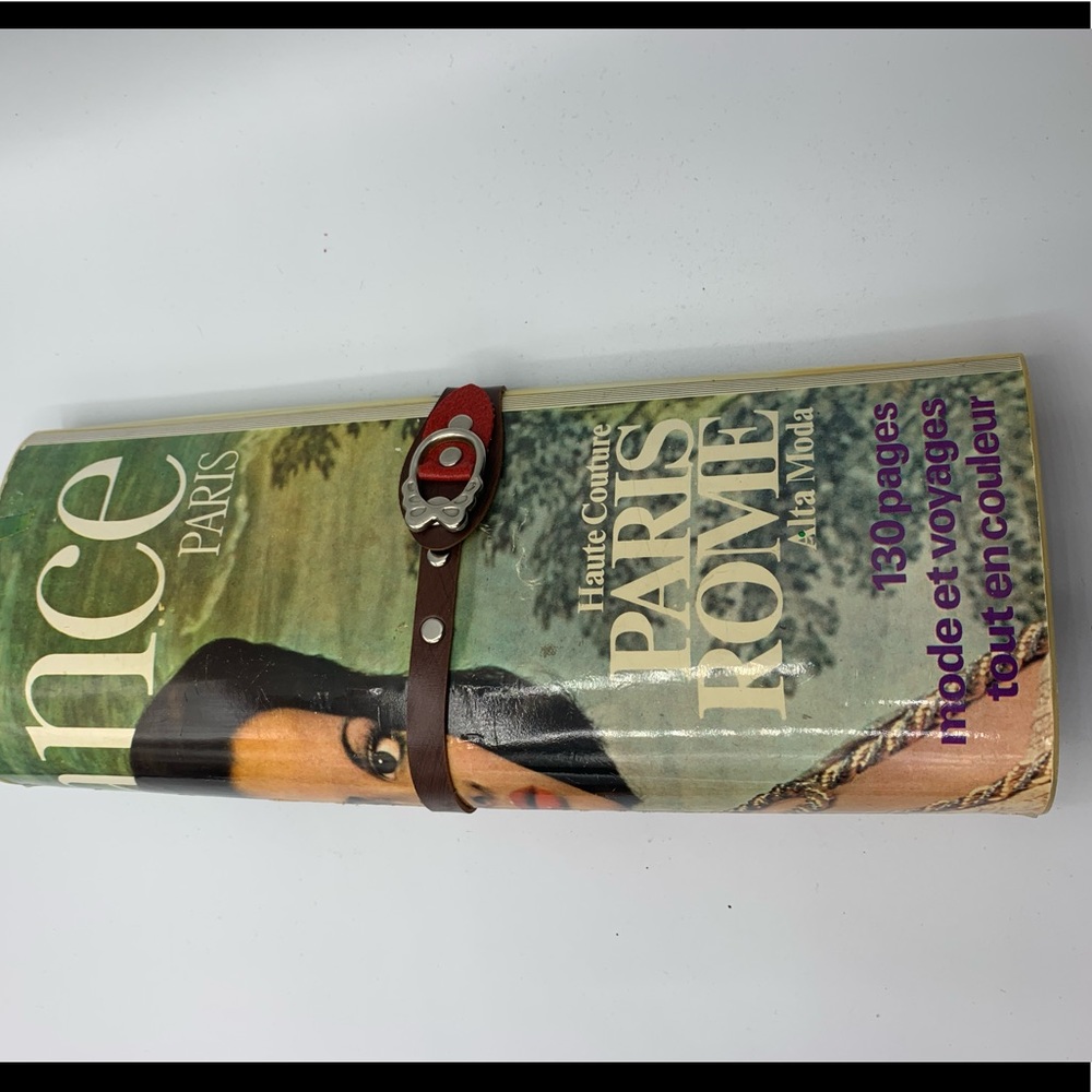 Vintage Magazine clutch